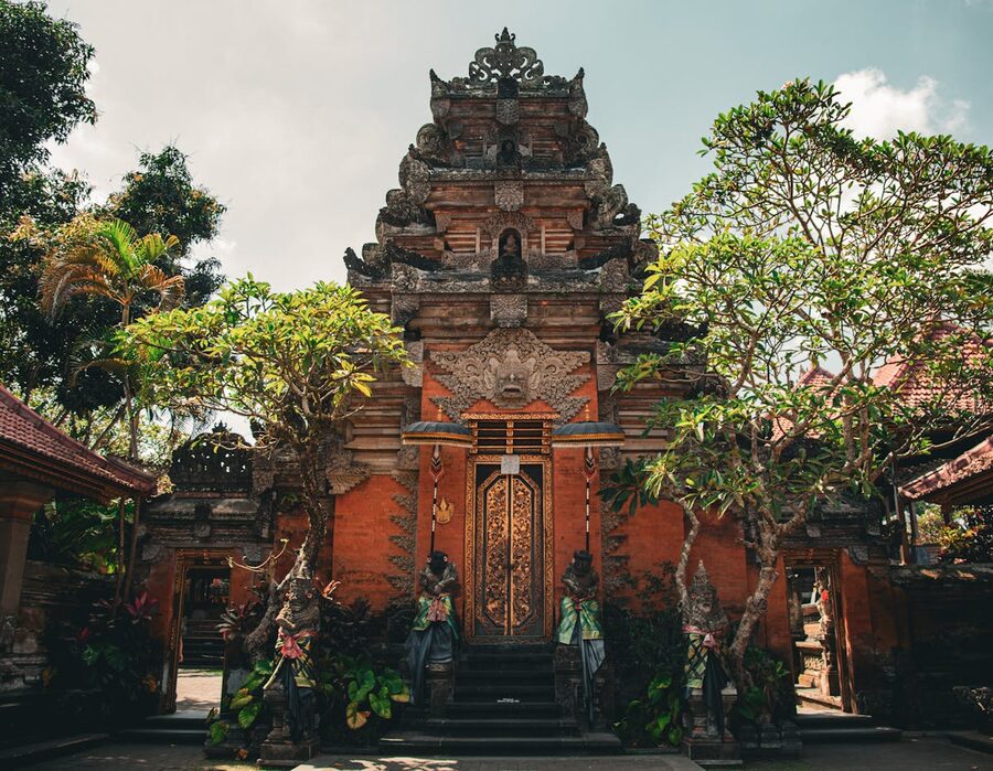 Ubud Palace cultural landmark in Bali