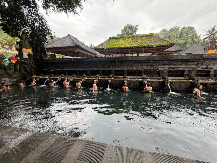 Tirta Empul holy water temple Bali bathing pool