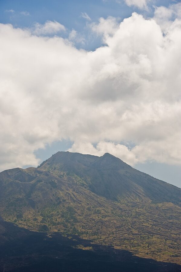 Volcanic cones near Kintamani Bali central highlands