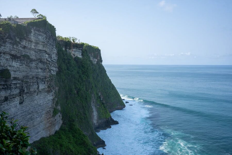 Uluwatu cliffs and Indian Ocean Bali