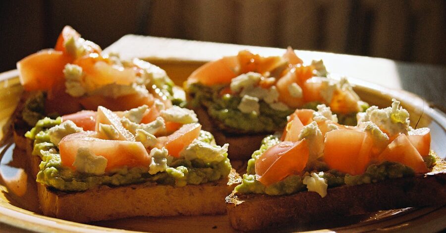 Avocado toast at an Ubud brunch cafe