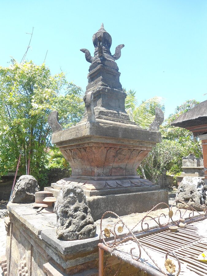 The shrine at Pura Blanjong temple compound in Sanur Kauh