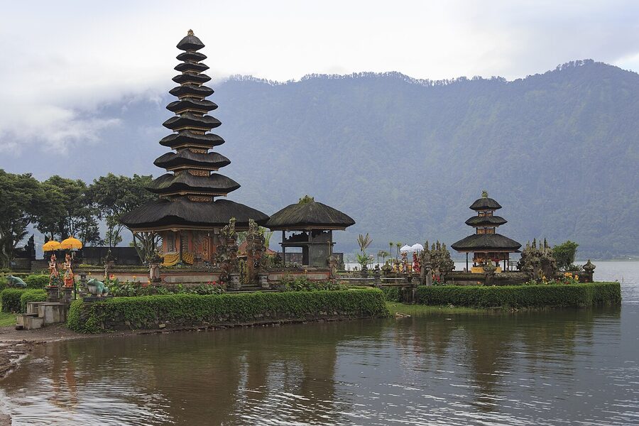Pura Ulun Danu Bratan on Lake Beratan