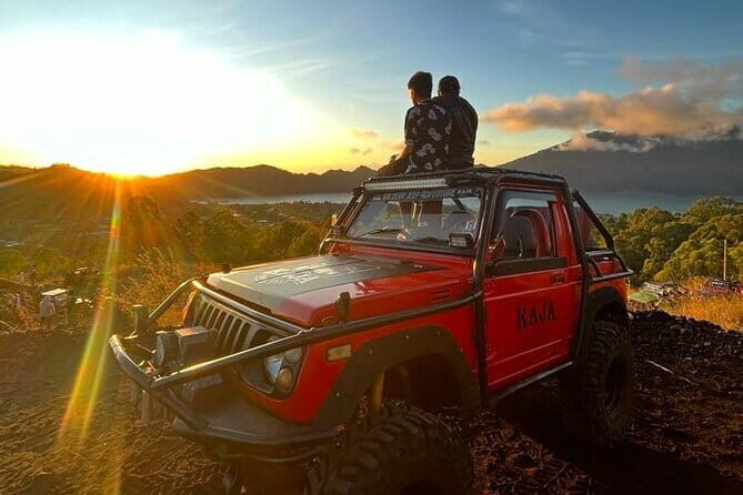 4WD Jeep Mount Batur Sunrise Experience By Bali Volcano Jeep - The Hot Spring Stop That Breaks Up the Cold