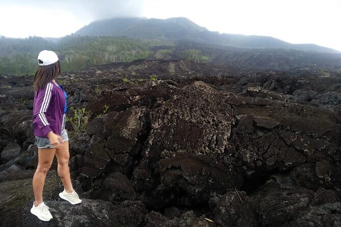 4x4 Volcano Explorer Private Tour - Stop 1 in Kintamani: frozen black lava, a lava air-pocket cave, and 360° views