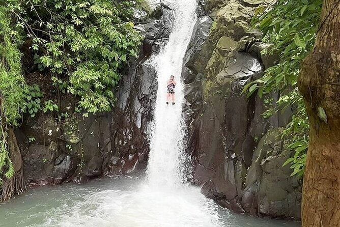 5Hrs Advanced Canyoning (50m) 12 Rappels (Pickup, Lunch & GoPro) - Bat Cave: where the air gets weird and the bats take over