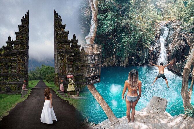 All Inclusive : Jumping Sliding at Aling- Aling Waterfall - Handara Gate - Lunch - The waterfall circuit: Aling-Aling plus Kroya, Kembar, and Pucuk