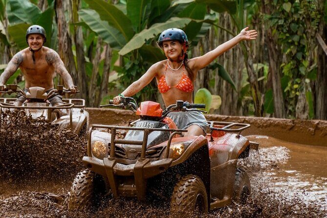 ATV Quad Bike Bali with Gorilla Cave & Lunch at Cretya Sunset - Cretya Sunset lunch: rice terraces and a reset after the mud
