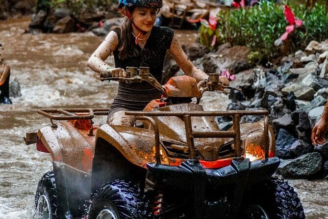 ATV Quad Bike Bali with Gorilla Cave & Lunch at Cretya Sunset - Pickup, Alasan Adventure, and the gear that keeps it from getting sketchy