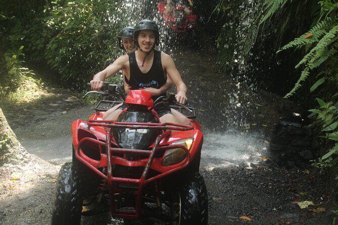 ATV Quad Bike Through Tunnel and Waterfall - Quick Hits Before You Go