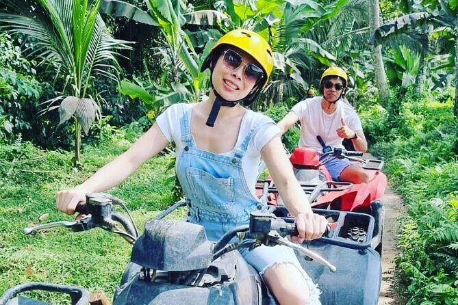 ATV Quad bike tour with Rice terraces & temple - Elephant Cave temple stop: Goa Gajah and its 11th-century story