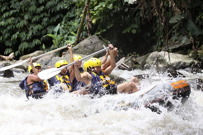 ATV Ubud and Ayung River Rafting - Lunch above the Agung River versus eating at base
