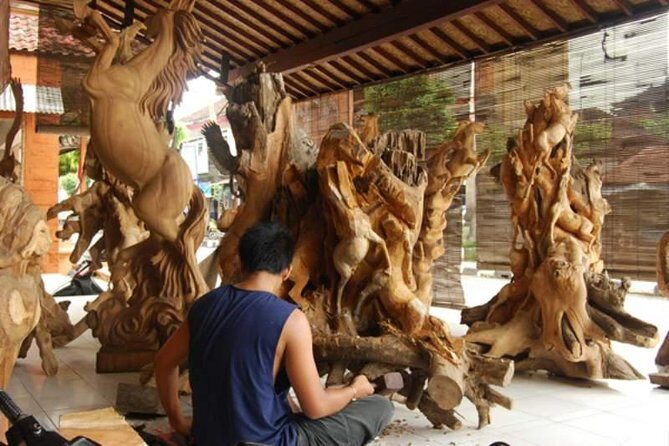 Bali Arts shopping with temples-waterfall visit. - Semar Kuning Artist Cooperative: Painting That Reflects Daily Life