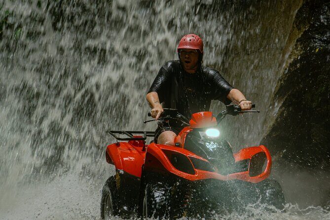 BALI ATV Kuber Through Historic Tunnel and Scenic Waterfalls - Muddy Jungle Trails and the Waterfall Moments