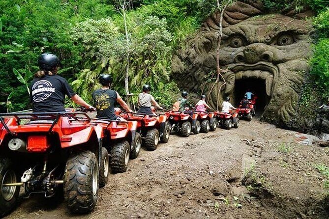 Bali ATV Quad Adventure - Ubud Monkey Forest and Waterfall - Tegenungan Waterfall: Iconic Views, Crowds, and Steep Stairs Back