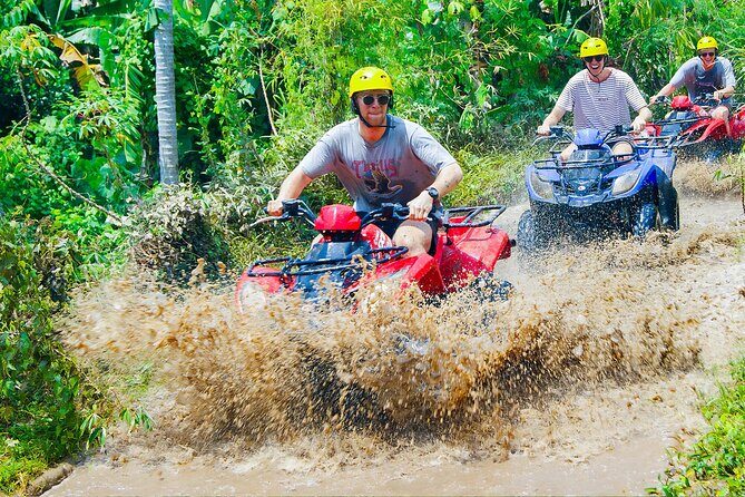 Bali ATV Quad Adventure Ubud Monkey Forest and Waterfall - Pertiwi Adventure ATV quad biking: trails, rice terraces, and river crossings