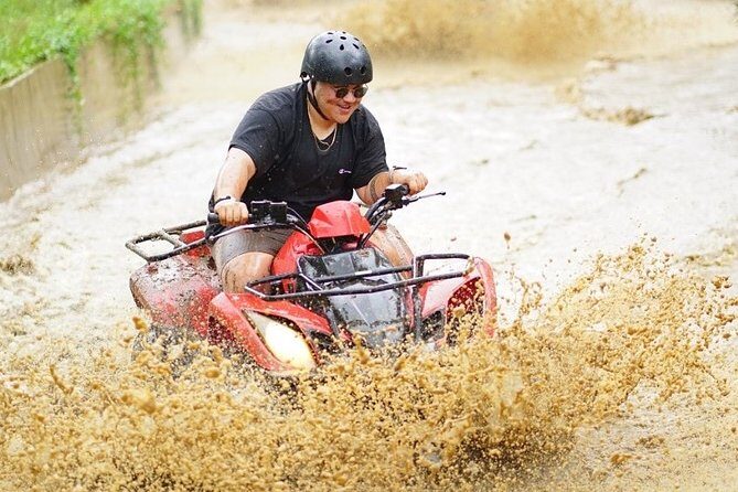 Bali ATV Quad Bike and Snorkeling at Blue Lagoon Tanjung Jepun Combination Tour - Padang Bai fishing village: the boat start to Blue Lagoon
