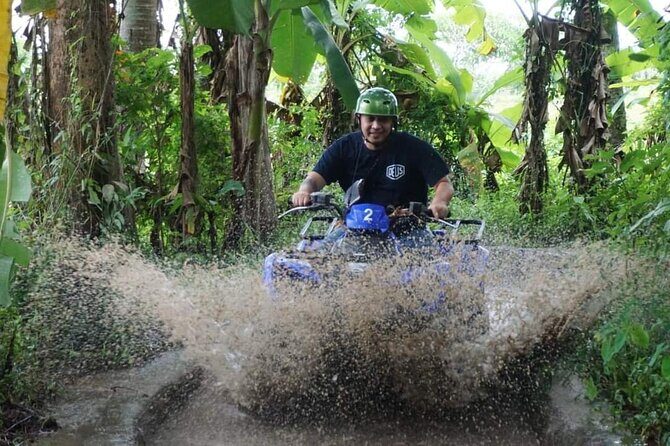 Bali ATV Quadbike Through Gorilla Face Cave - The 250cc Automatic Quad Ride: Rice Fields, Jungle Turns, and River Crossings
