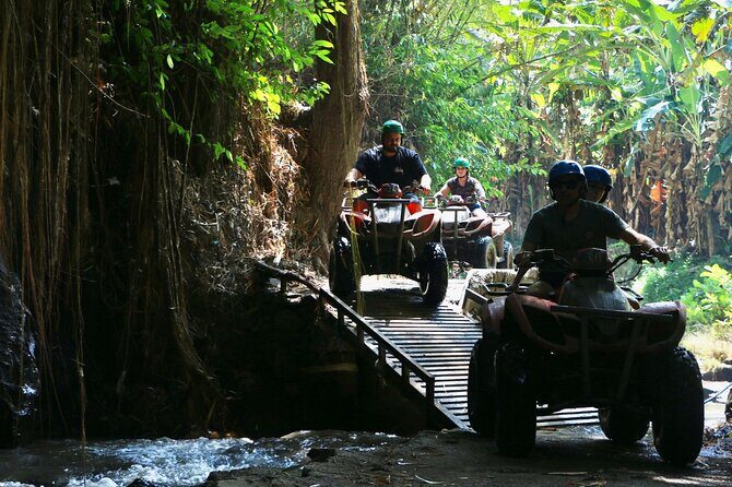 Bali ATV Ride Ubud Waterfall, Ricefield,River,Barong Cave, Lunch - Waterfalls and river crossings: what to expect and how to ride confidently