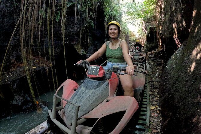 Bali ATV Ride Ubud Waterfall, Ricefield,River,Barong Cave, Lunch - Timing: why 1.5 hours of riding can still feel packed