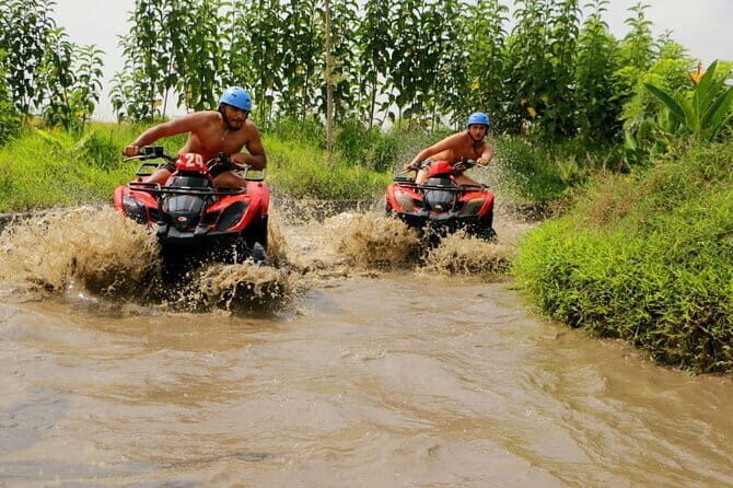 Bali ATV Ride Ubud Waterfall,RiceField,River,Kingkong-Temple cave - Lunch, Shower, and Pool Access: The Part You’ll Thank Yourself For
