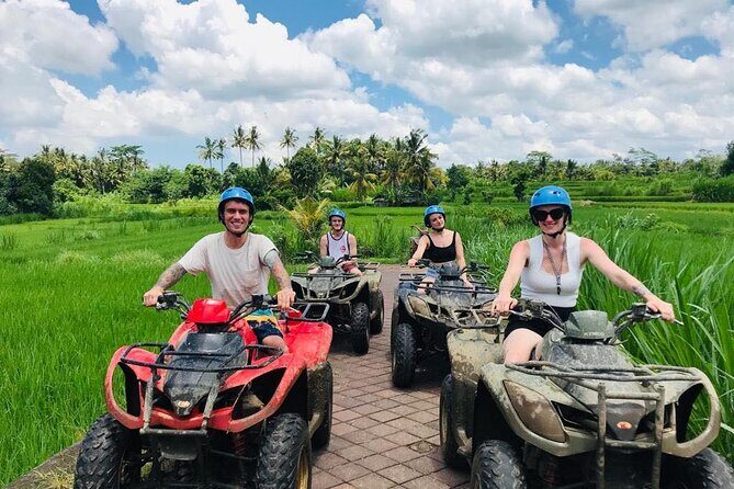 Bali ATV Ride waterfall jungle and rice fild track ubud - Ubud ATV timing: how the 4 to 5 hours fit your day