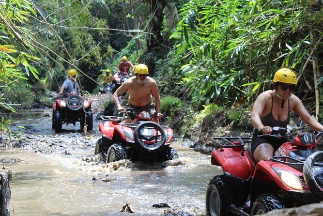 Bali Atv Riding through Cave and Waterfall - Getting picked up in Kuta and kitted out for real off-road riding