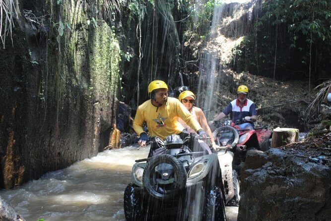 Bali Atv Riding through Cave and Waterfall - Village and rice paddy trails: the calm part before the throttle