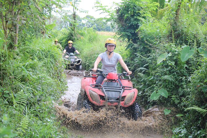 Bali Ayung Rafting and ATV Ride Adventure (Best and Fun) - Stop 1: Ayung River Rafting With a Waterfall Swim Moment