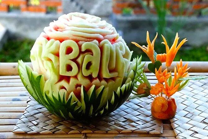 Bali Fruit Carving Class - What you’ll actually carve: flowers, animals, and personal names