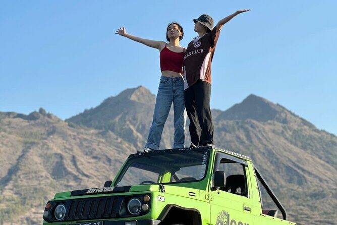 Bali Mount Batur Jeep Sunrise and Black Lava Jeep Tour - Exploring the black lava and sand fields (and how not to miss the point)