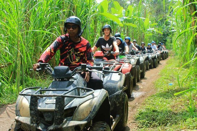 Bali Quad bike ATV passing through Waterfall, Cave & Rice fields - Pickup From Your Ubud Hotel (or Cruise Port) and the Start at Bali Tarantula Adventure