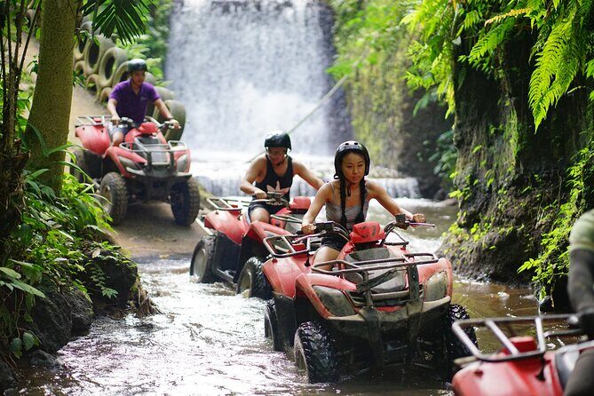 Bali Quad Bike Through Gorilla Cave - Monkey Forest and Waterfall - Alasan Adventures ATV: gorilla cave access and real track time