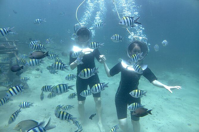 Bali Sea Walker Under Water Experience With Hotel Transfer - How Sea Walker works: the oxygen helmet and seabed walking