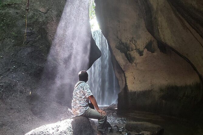 Bali Sightseeing Tour - Traditional village - Waterfall - Goa Raja Cave Waterfall: Wet Steps and Swim Plans