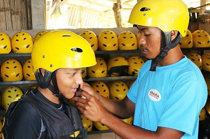 Bali Ubud Ayung River Rafting with Lunch - Stop 1: Graha Adventure White Water Rafting Ubud Bali (briefing + prep)