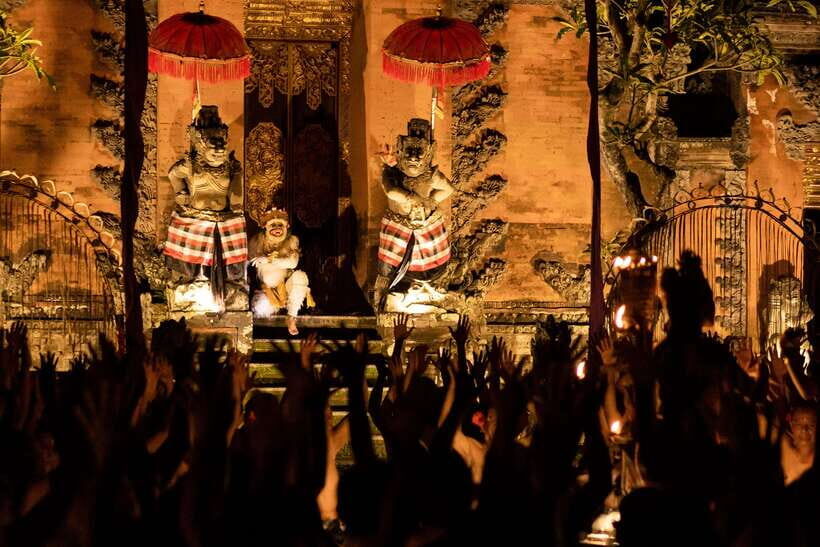 Bali: Ubud Kecak and Fire Dance Show Tickets - The Kecak rhythm: what happens when there are no instruments