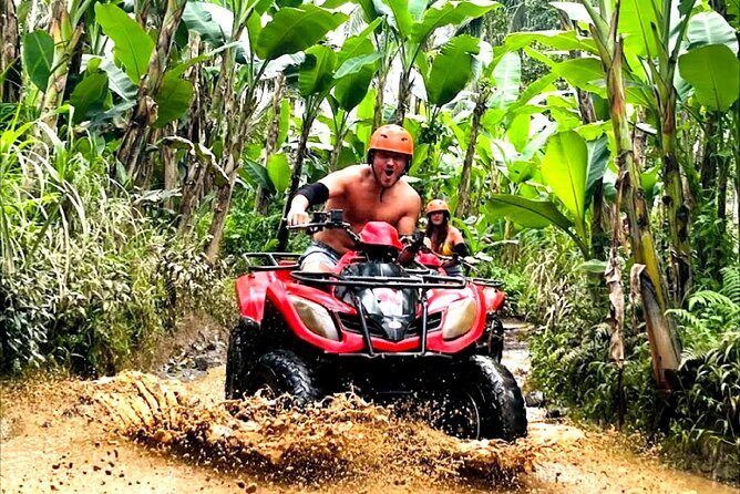 Bali Ubud Zipline and ATV Quad Bike Adventure - Stop 1: Tegalalang Rice Terrace zip-line at Uma Ceking Resto and Swing