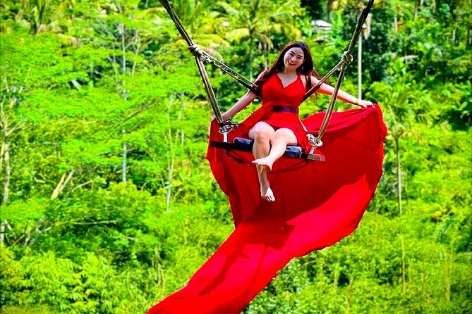 Bali Ubud Zipline Jungle Swing and Waterfall Tour - Uma Ceking Resto zipline: the main thrill run