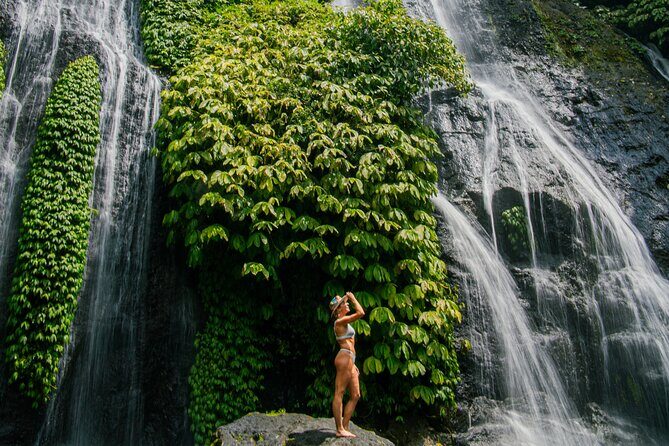 Bali Waterfall Tour – Hidden Spot All Inclusive Private Day Trip - Stop Three: Banyu Wana Amertha Waterfall and mossy rock formations