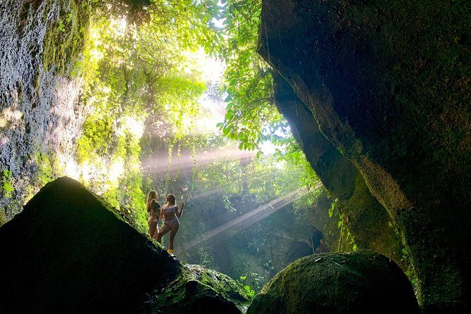 Bali Waterfalls in One Day: Tukad Cepung, 2 Hidden Waterfall, Kanto Lampo - Jehem Waterfall: Peaceful water, natural pool time, and a swim option