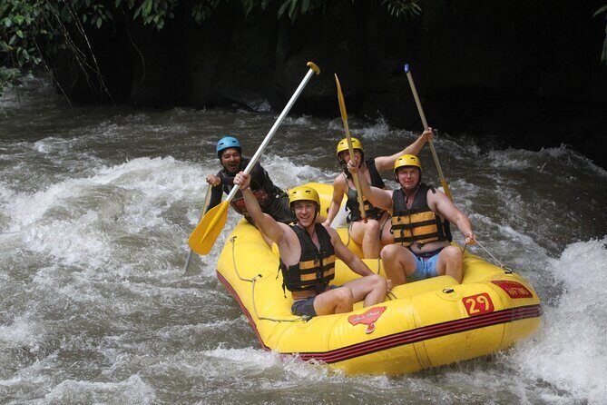 Bali White Water Rafting Yellow Garden - Rapids, calmer pools, and where the thrill really comes from