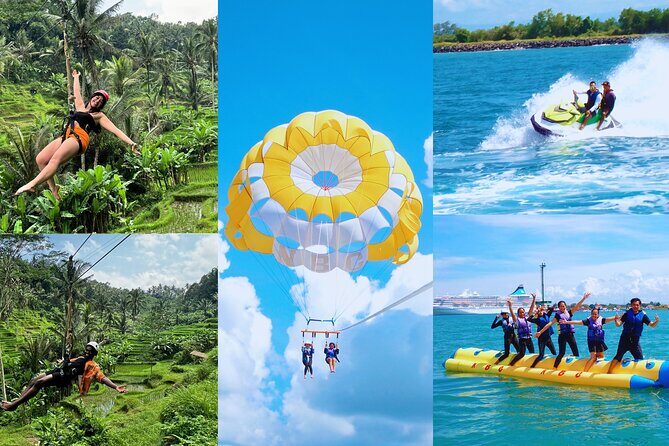 Bali: Zipline + Watersport Trio (Jetski, Parasailing, BananaBoat) - Key Highlights Before You Go