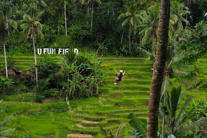 Bali: Zipline + Watersport Trio (Jetski, Parasailing, BananaBoat) - Ubud Jungle Zipline at U Fun Field: Views First, Then the Rush