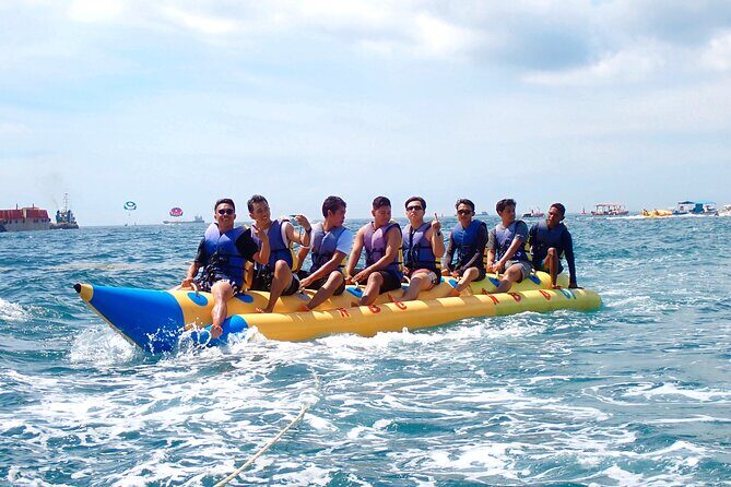 Bali: Zipline + Watersport Trio (Jetski, Parasailing, BananaBoat) - Safety and Comfort: Moderate Fitness and Getting Ready for Straps and Splash