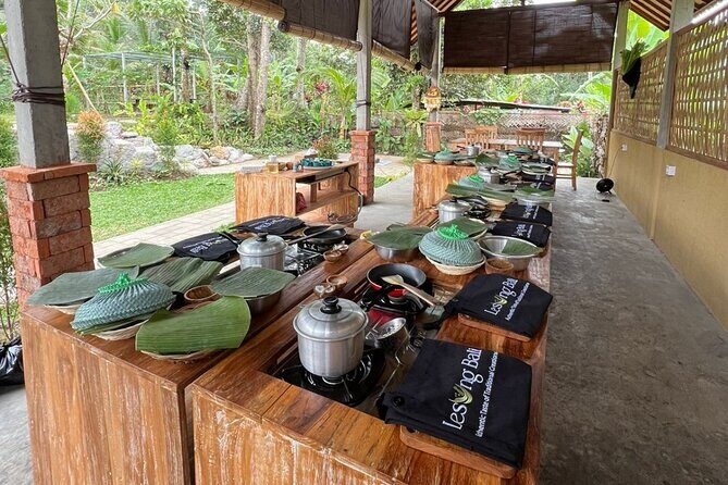 Balinese Cooking Class with Traditional Market Tour - Traditional compound home cooking starts with what you pick