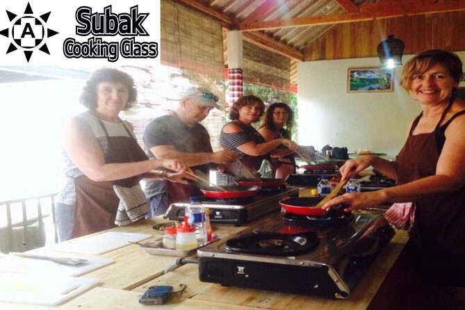 Balinese Ubud cooking school (9 Dish Cooking and Market Tour) - The cooking stations: nine recipes, step-by-step help, and real hands-on work
