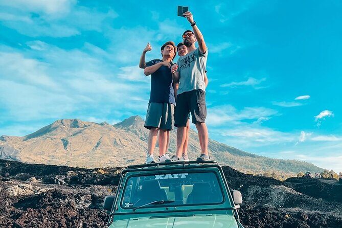 Batur Volcano Day Jeep And Hot Spring All Inclusive Private Tour - The Two-Stage Jeep Ride: Viewpoint First, Then the Lava Fields