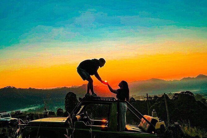 Batur Volcano Sunrise Jeep - The drive to the volcano and the Toya Bungkah area