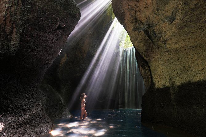Best of Bali Waterfalls: Tibumana, Tukad Cepung and Tegenungan - Tukad Cepung Waterfall: A Cave Waterfall You Have to Earn